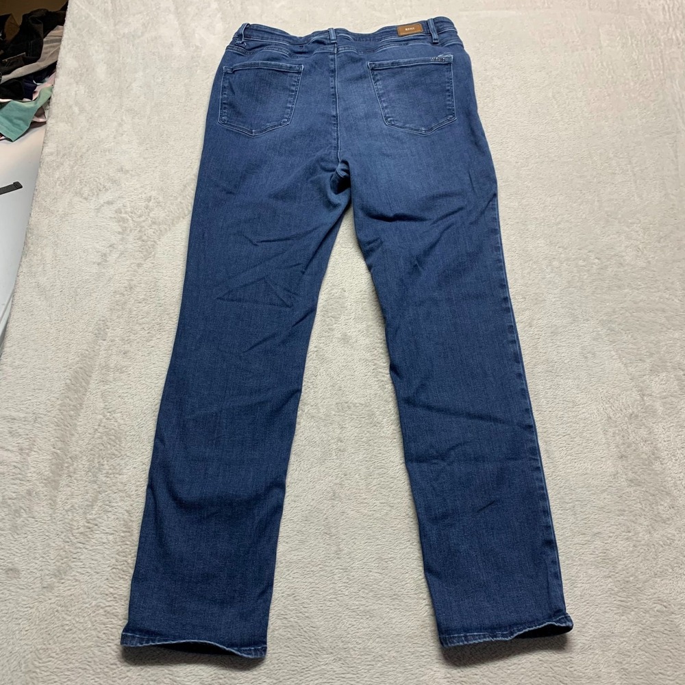 Brax Feel Good Blue Planet Mary Stretch Dark Wash Blue Jeans Womens 34 x 31 - Picture 2 of 8